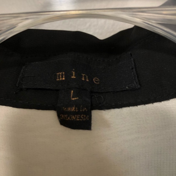 Shear button down blouse. - Picture 3 of 3